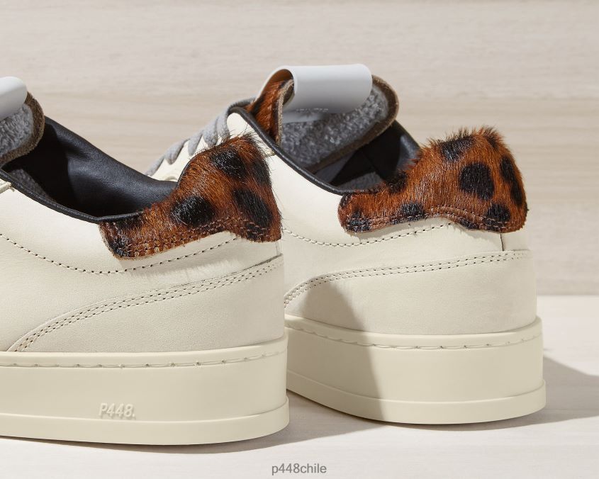 zapatos 8ZN2P022 crema bali/leopardo mujer P448