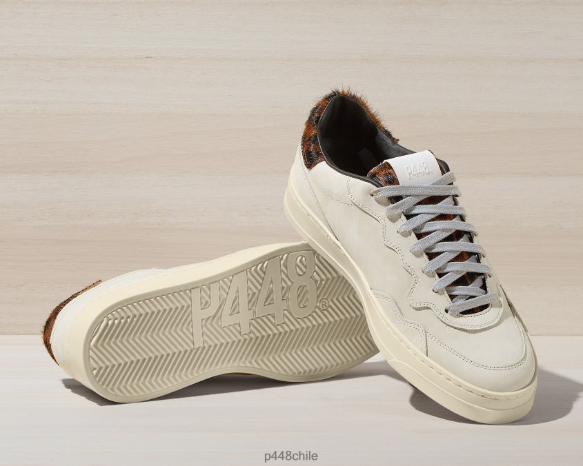 zapatos 8ZN2P022 crema bali/leopardo mujer P448