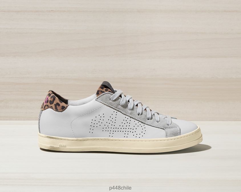 zapatos 8ZN2P046 john animal/blanco mujer P448