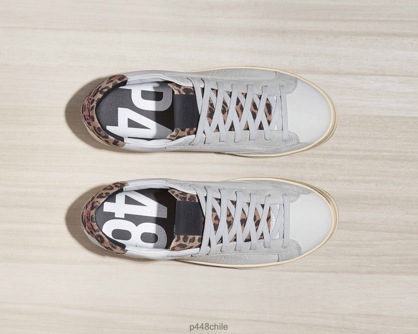 zapatos 8ZN2P046 john animal/blanco mujer P448