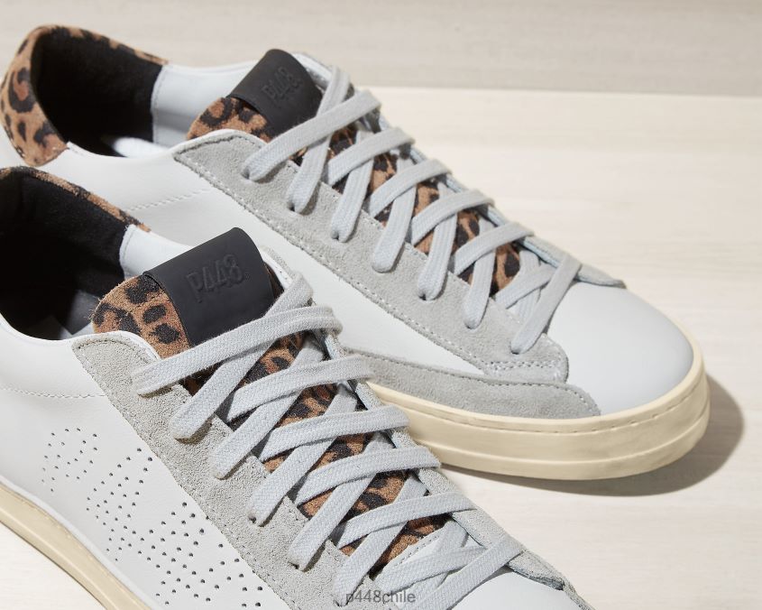 zapatos 8ZN2P046 john animal/blanco mujer P448