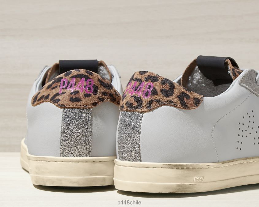 zapatos 8ZN2P046 john animal/blanco mujer P448