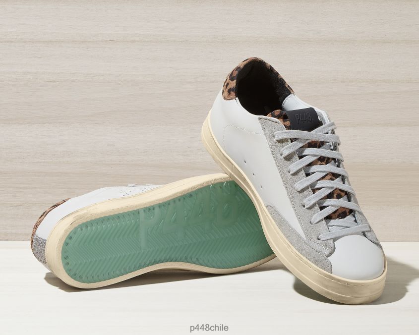 zapatos 8ZN2P046 john animal/blanco mujer P448