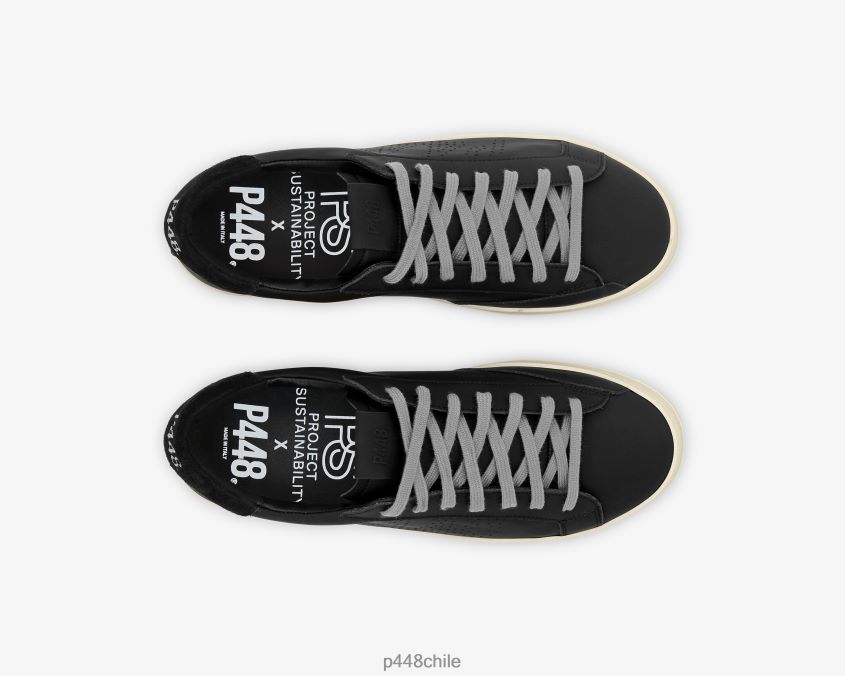 zapatos 8ZN2P064 john reciclado negro mujer P448