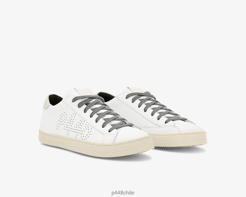 zapatos 8ZN2P065 john reciclado blanco mujer P448
