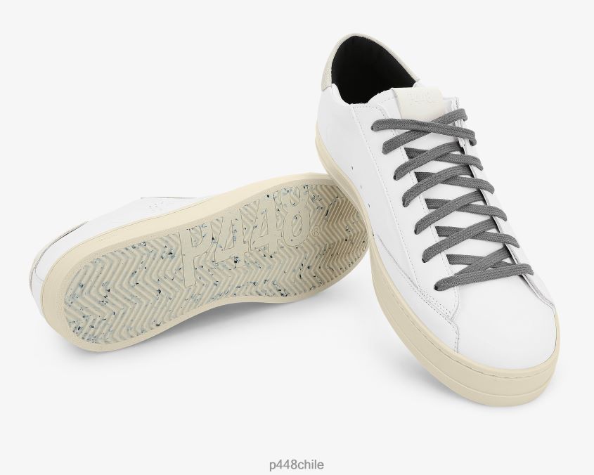 zapatos 8ZN2P065 john reciclado blanco mujer P448