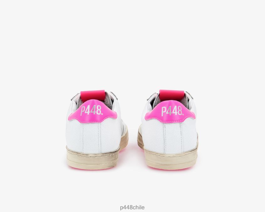 zapatos 8ZN2P066 john reciclado blanco/fucsia mujer P448