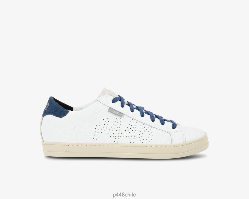 zapatos 8ZN2P067 john lionfish blanco/azul marino mujer P448