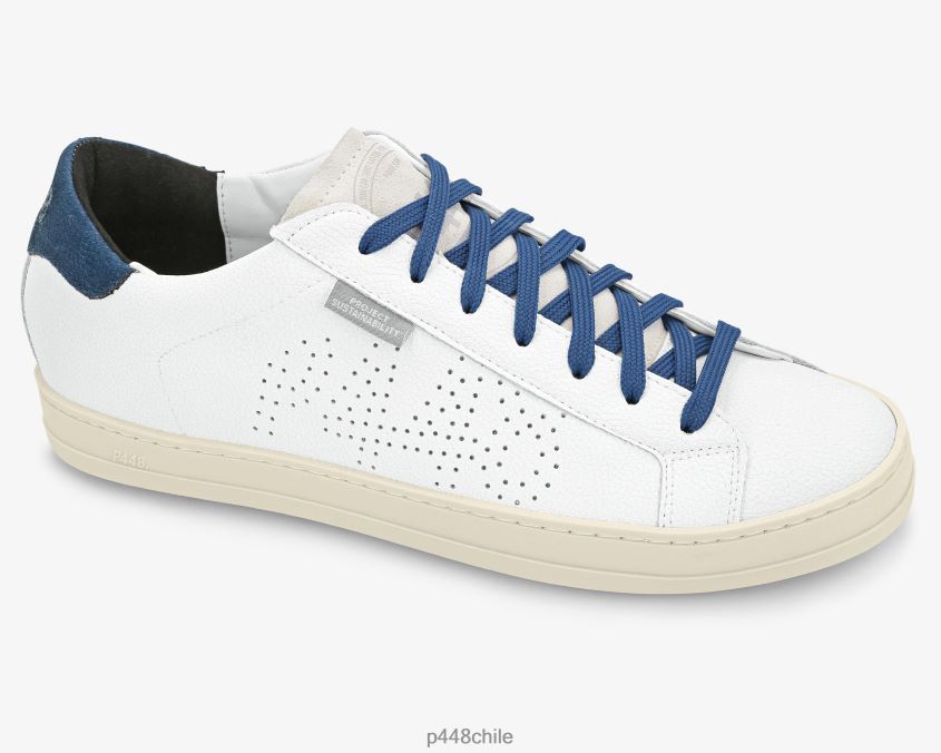 zapatos 8ZN2P067 john lionfish blanco/azul marino mujer P448