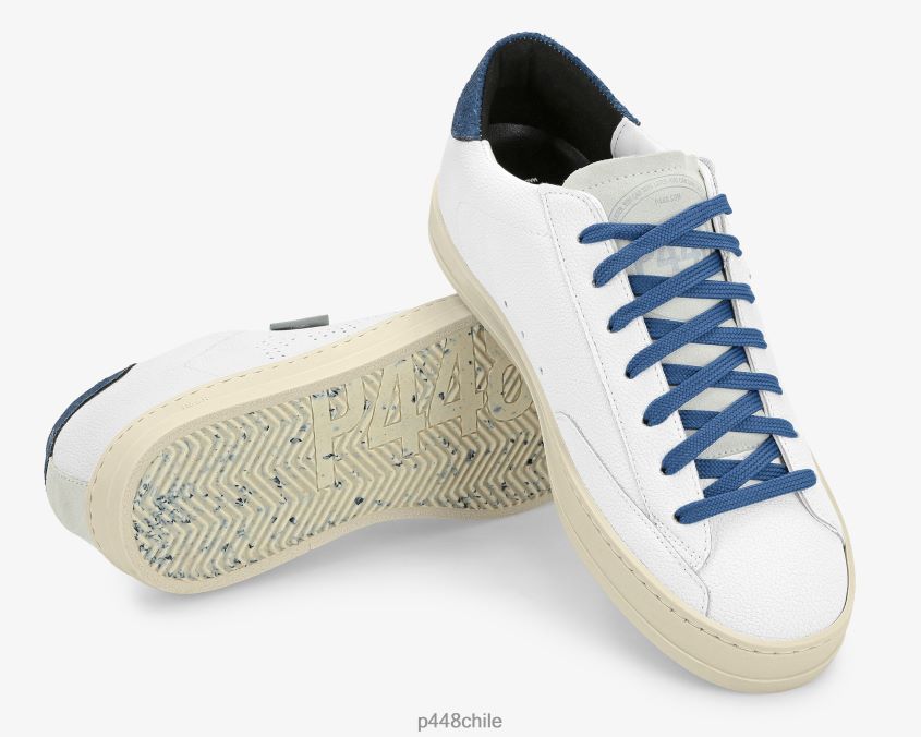 zapatos 8ZN2P067 john lionfish blanco/azul marino mujer P448
