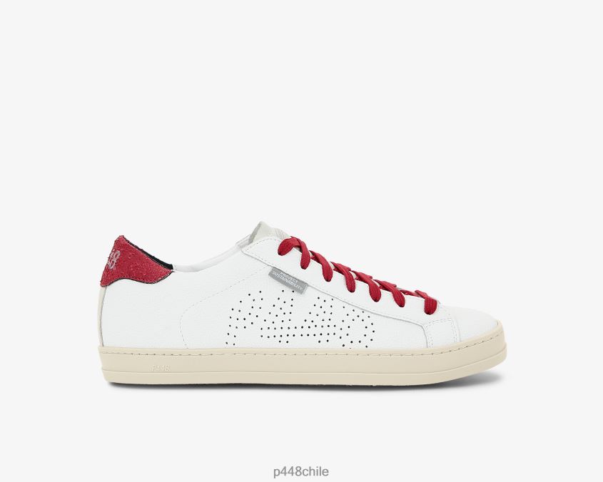zapatos 8ZN2P068 john lionfish blanco/lava mujer P448