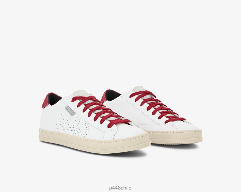 zapatos 8ZN2P068 john lionfish blanco/lava mujer P448