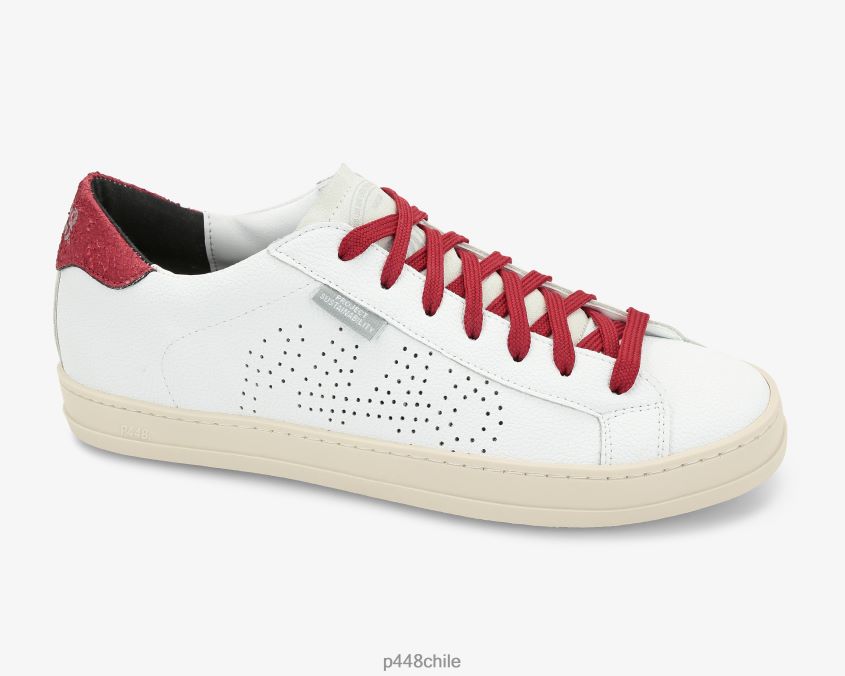 zapatos 8ZN2P068 john lionfish blanco/lava mujer P448