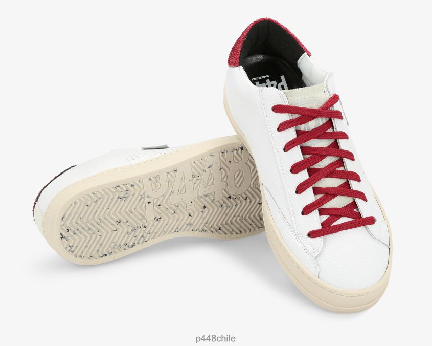 zapatos 8ZN2P068 john lionfish blanco/lava mujer P448