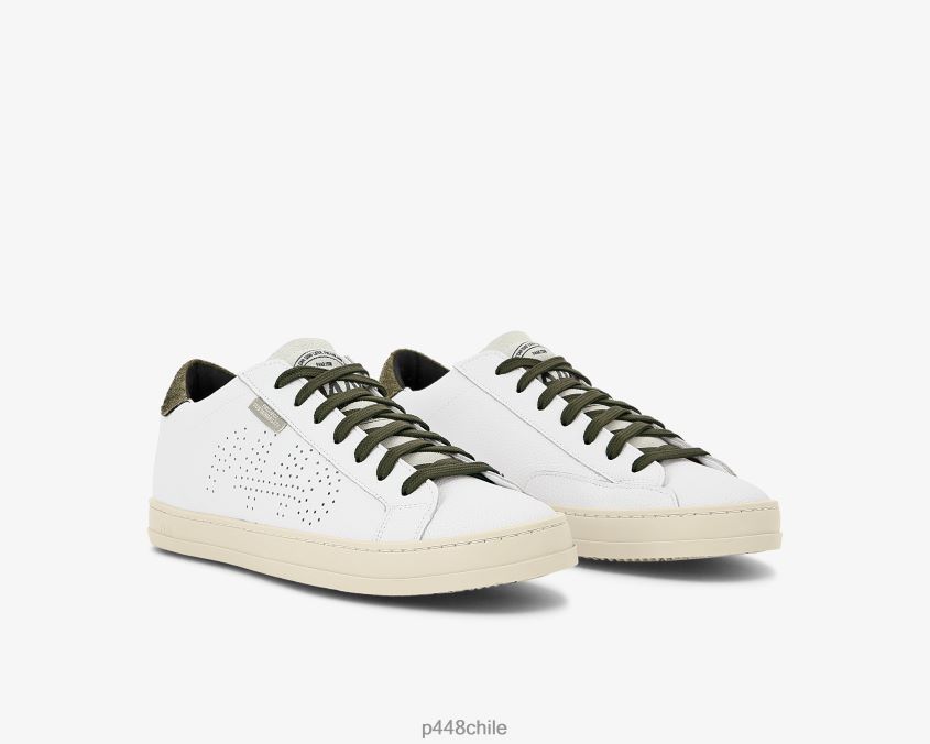zapatos 8ZN2P069 john lionfish blanco/ejército mujer P448
