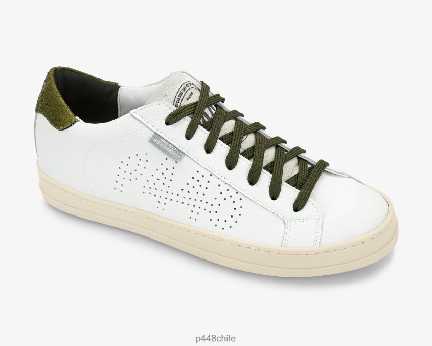 zapatos 8ZN2P069 john lionfish blanco/ejército mujer P448