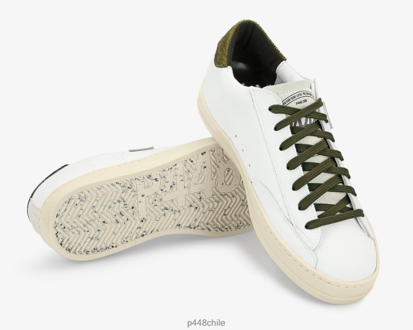 zapatos 8ZN2P069 john lionfish blanco/ejército mujer P448