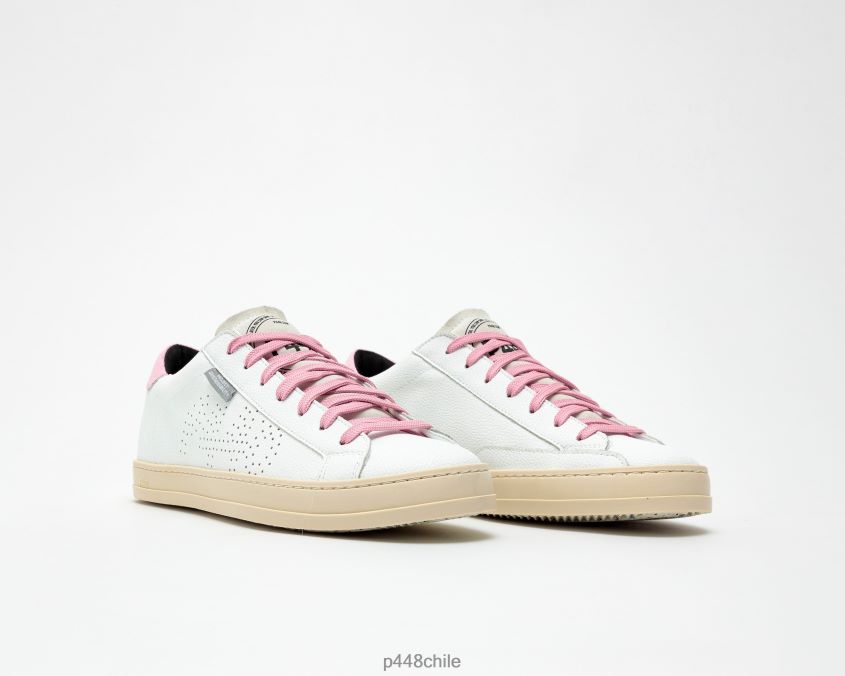 zapatos 8ZN2P070 john lionfish blanco/chicle mujer P448