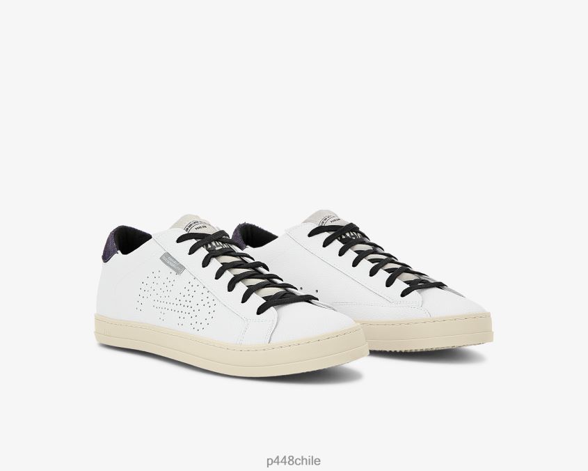 zapatos 8ZN2P071 john lionfish blanco/oscuro mujer P448