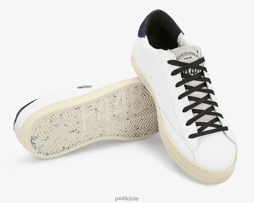 zapatos 8ZN2P071 john lionfish blanco/oscuro mujer P448