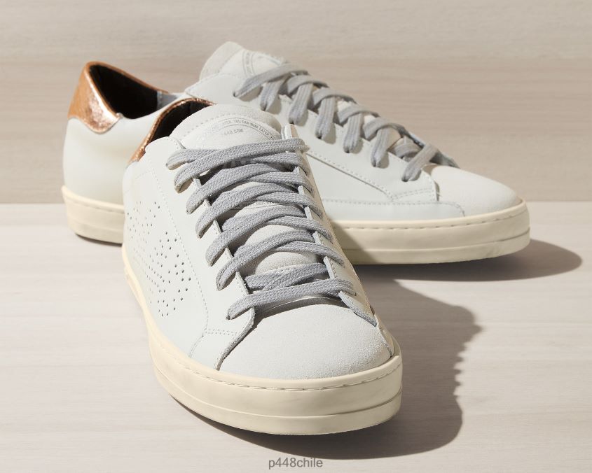 zapatos 8ZN2P079 john blanco/cobre mujer P448