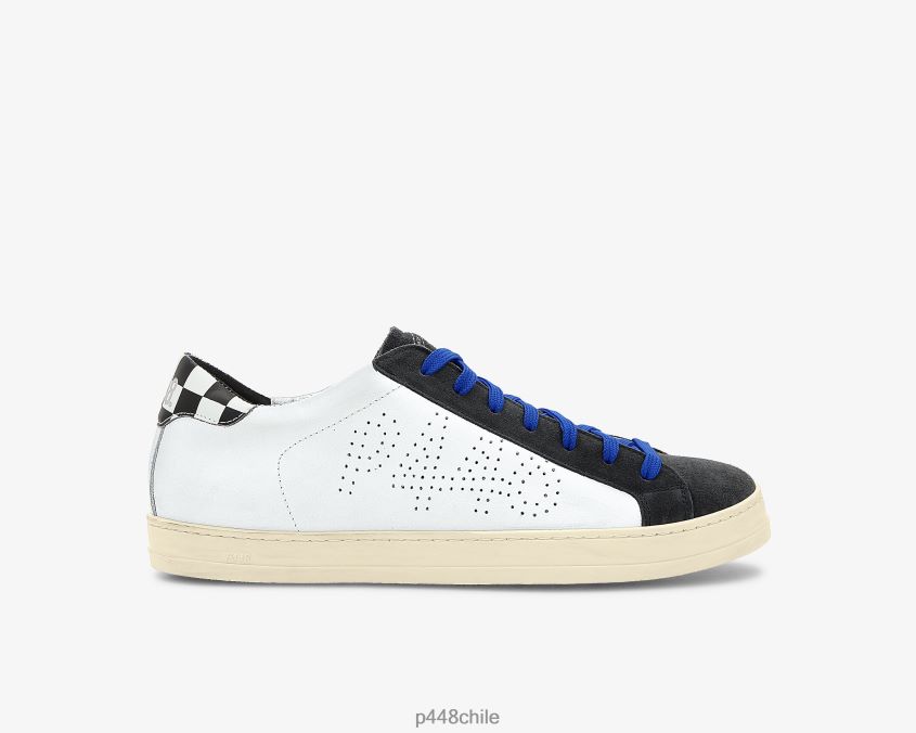 zapatos 8ZN2P086 john white/ajedrez mujer P448