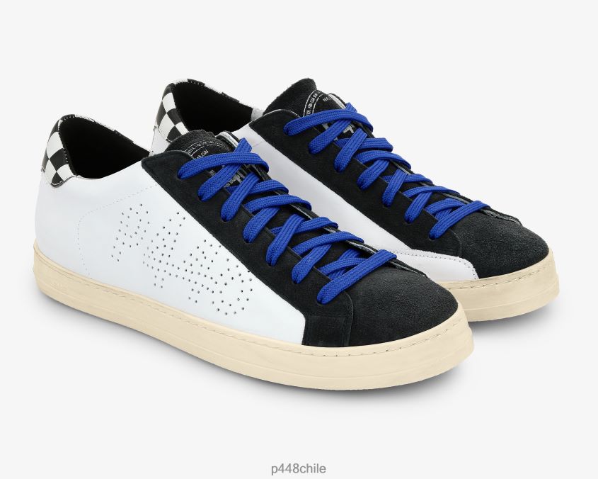 zapatos 8ZN2P086 john white/ajedrez mujer P448