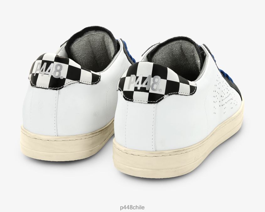 zapatos 8ZN2P086 john white/ajedrez mujer P448