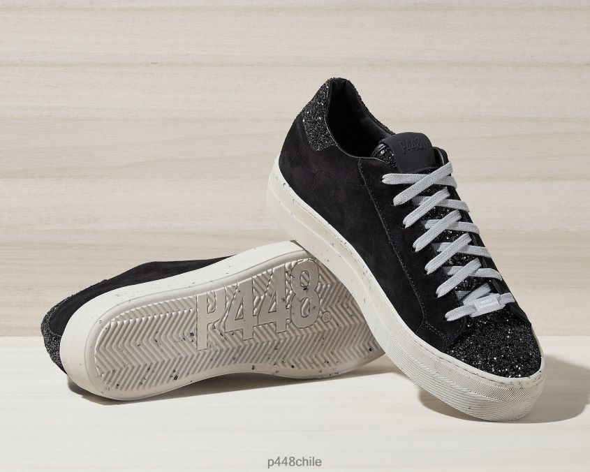 zapatos 8ZN2P0142 thea reciclado negro/pistola mujer P448