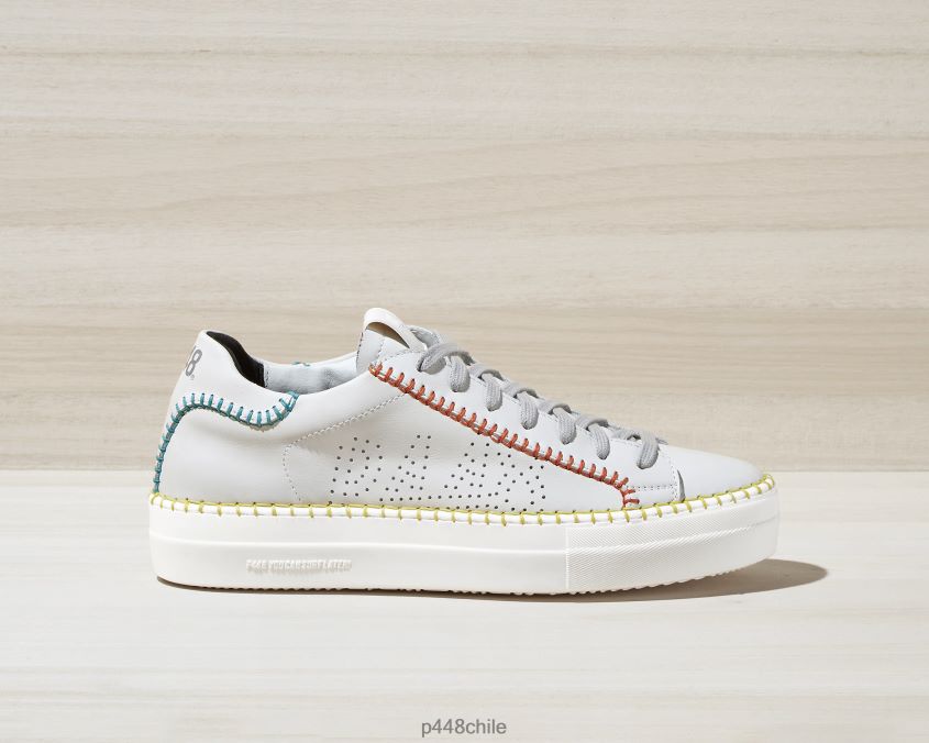 zapatos 8ZN2P0146 thea blanco/puntada mujer P448