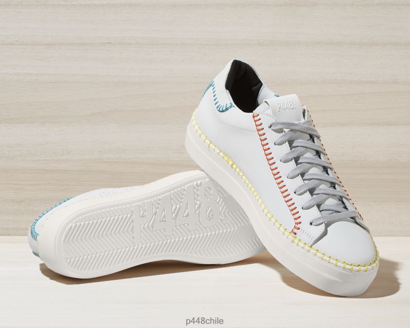 zapatos 8ZN2P0146 thea blanco/puntada mujer P448
