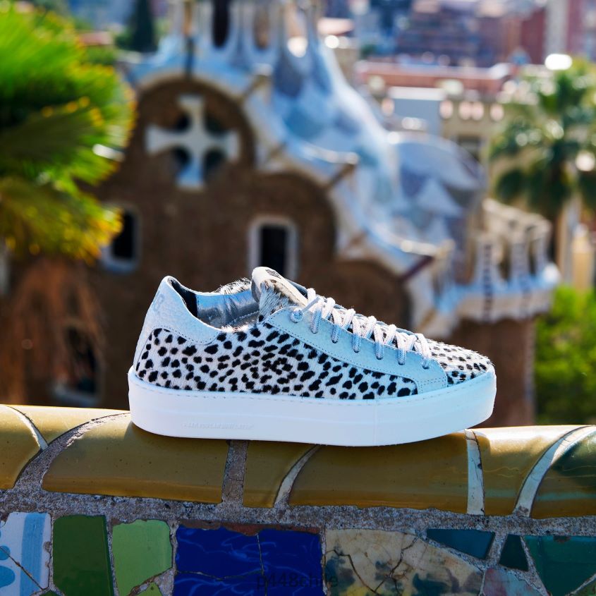 zapatos 8ZN2P0150 thea nieve/leopardo mujer P448