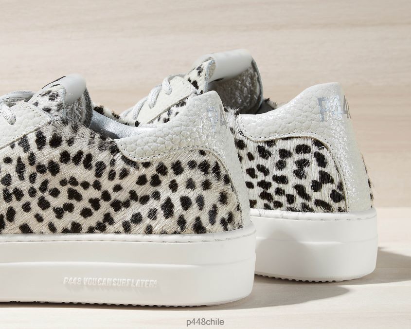 zapatos 8ZN2P0150 thea nieve/leopardo mujer P448