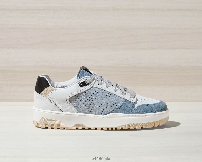 zapatos 8ZN2P098 albañil retro azul mujer P448