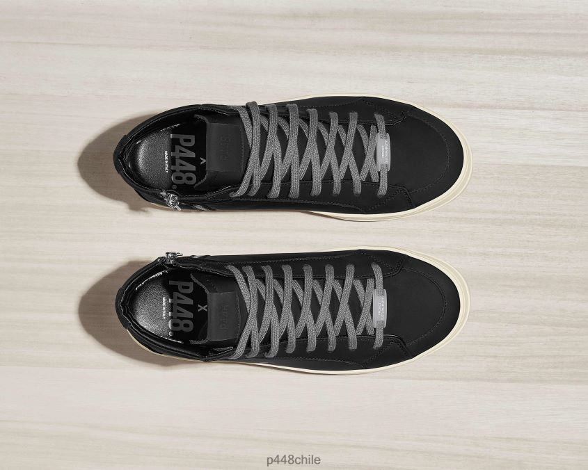 zapatos 8ZN2P0117 skate reciclado negro mujer P448
