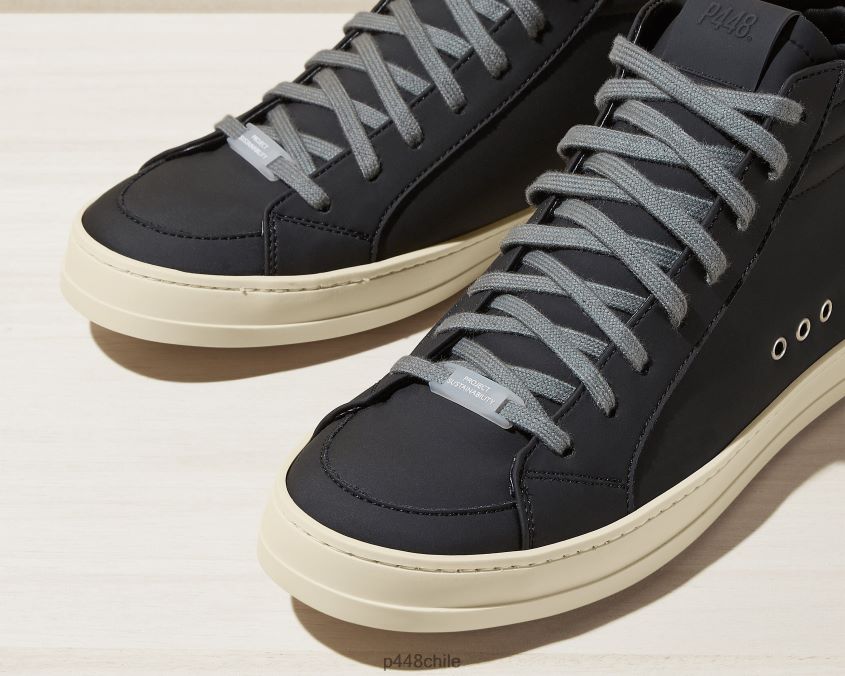 zapatos 8ZN2P0117 skate reciclado negro mujer P448