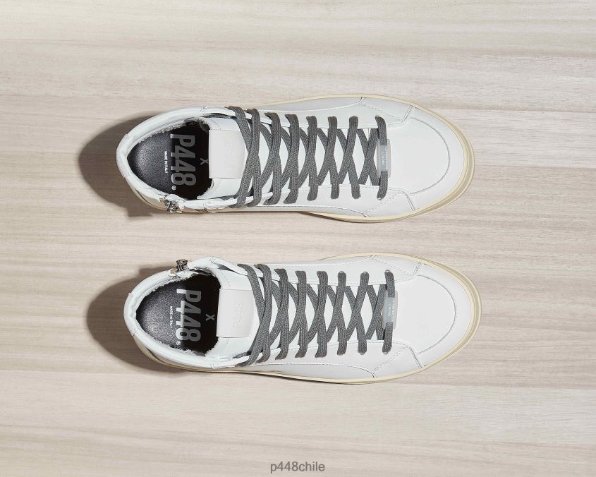 zapatos 8ZN2P0118 skate reciclado blanco mujer P448