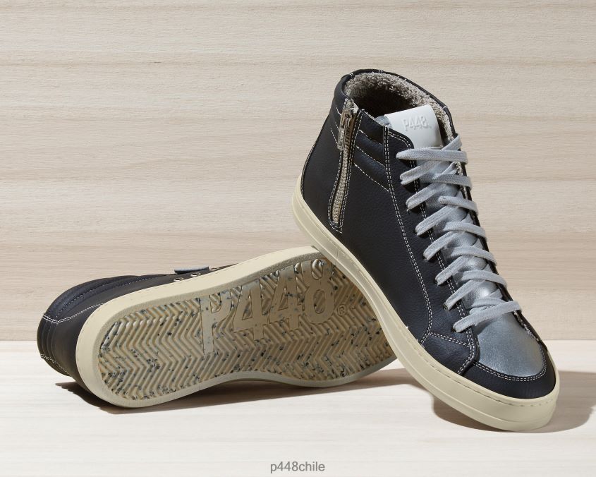 zapatos 8ZN2P0119 skate vegano manzana plata mujer P448