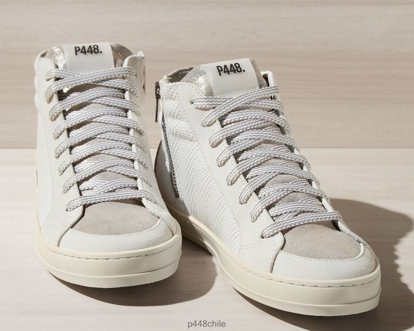 zapatos 8ZN2P0125 skate platino/trec mujer P448