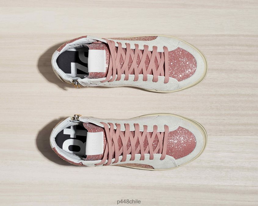 zapatos 8ZN2P0129 rosa skate/brillo mujer P448