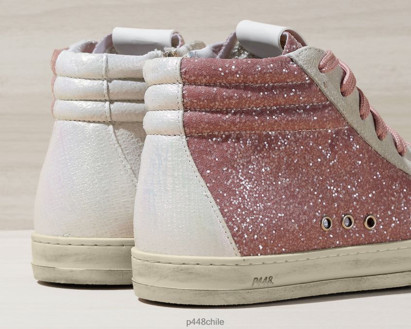 zapatos 8ZN2P0129 rosa skate/brillo mujer P448